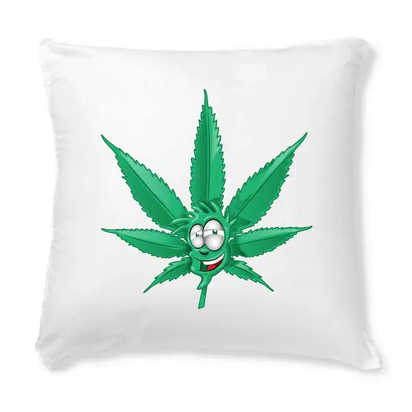 Coussin Made In Chanvre - Feuille de Cannabis