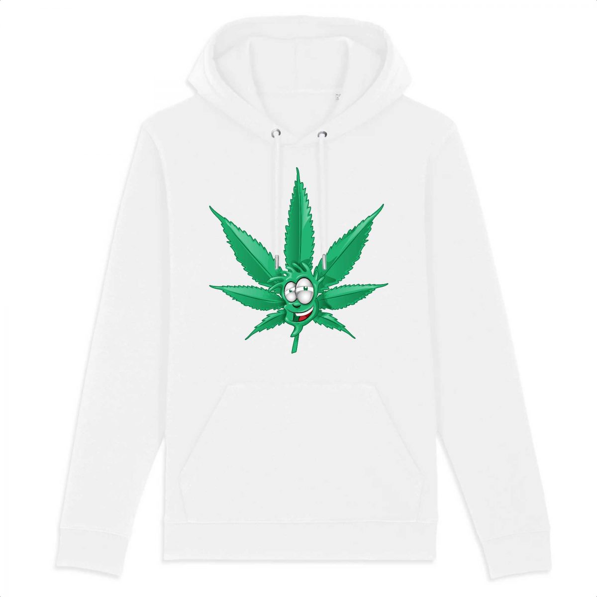 Sweat à capuche BIO Made In Chanvre - Feuille de Cannabis