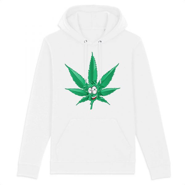 Sweat à capuche BIO Made In Chanvre - Feuille de Cannabis