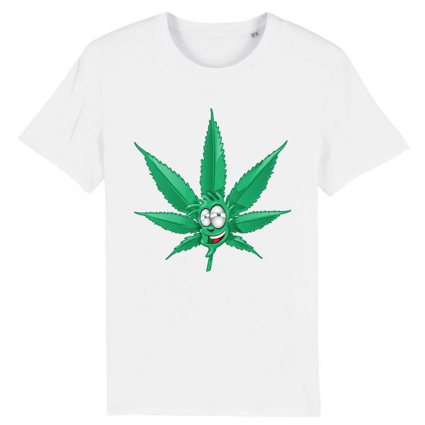 T-shirt Unisexe - Coton BIO Made In Chanvre - Feuille de Cannabis