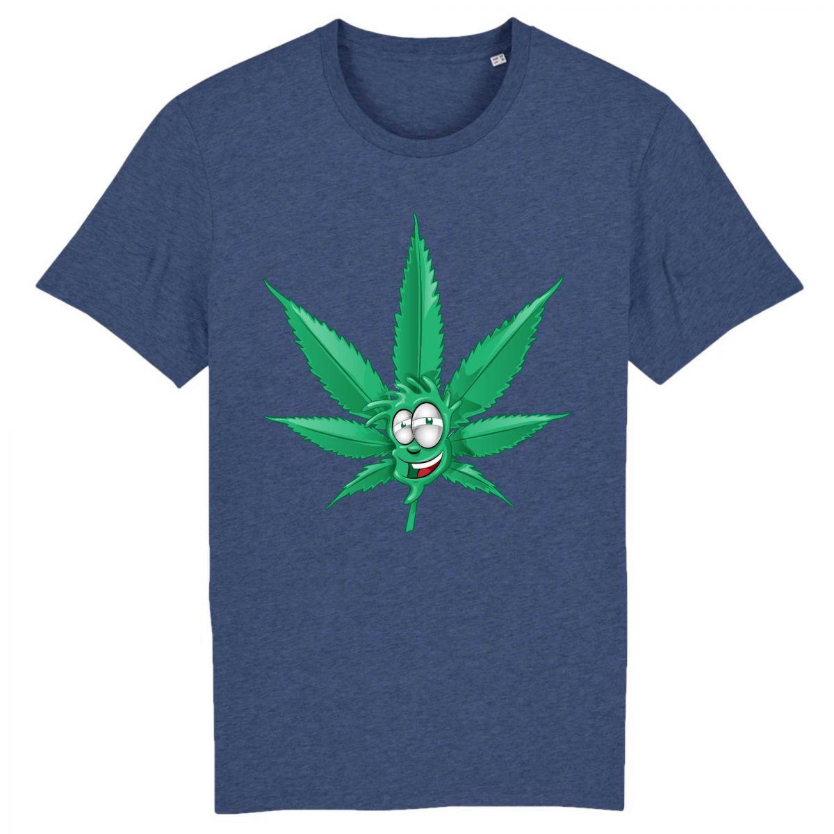 T-shirt Unisexe - Coton BIO Made In Chanvre - Feuille de Cannabis