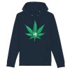 Sweat à capuche BIO Made In Chanvre - Feuille de Cannabis