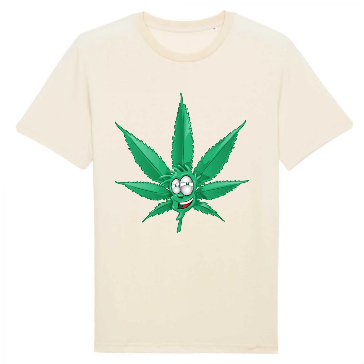 T-shirt Unisexe - Coton BIO Made In Chanvre - Feuille de Cannabis