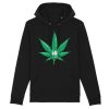 Sweat à capuche BIO Made In Chanvre - Feuille de Cannabis